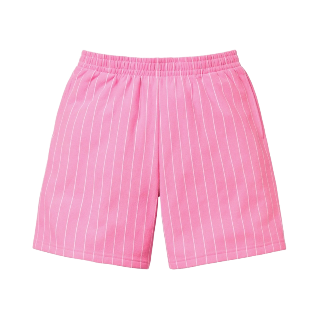 - Supreme Pinstripe Sweatshort Pink - 24SS