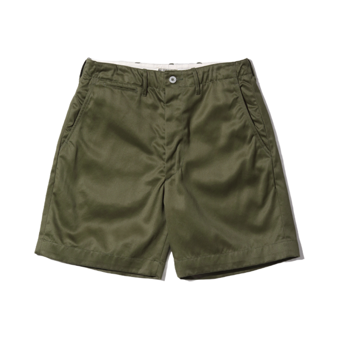 BR52381 Buzz Rickson's Early Military Chinos Mod 1945 Model Shorts Olive