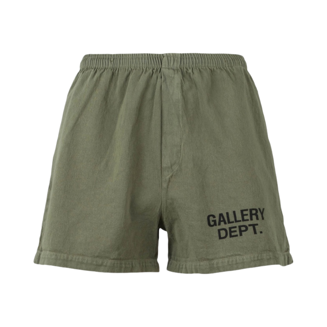 갤러리 디파트먼트 로고 쇼츠 올리브(Gallery Dept. Logo Shorts Olive)