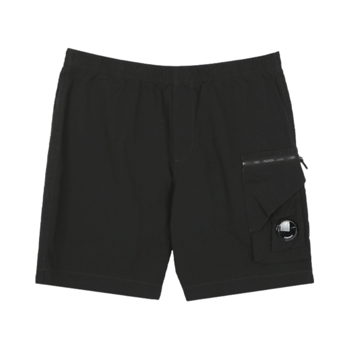 C.P. 컴퍼니 크롬-R 스윔 쇼츠 블랙 - 25SS(C.P. Company Chrome-R Swim Shorts Black - 25SS)