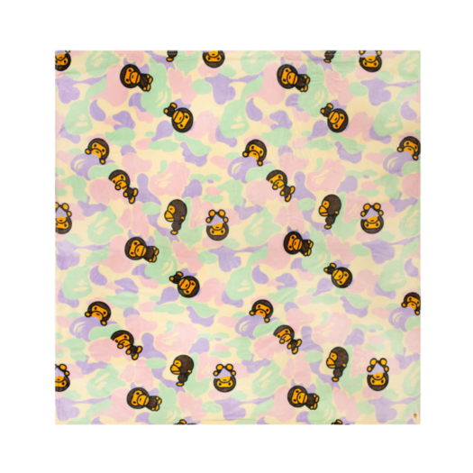 0MXACW4303XXM BAPE Baby Milo Towel Ivory Pink
