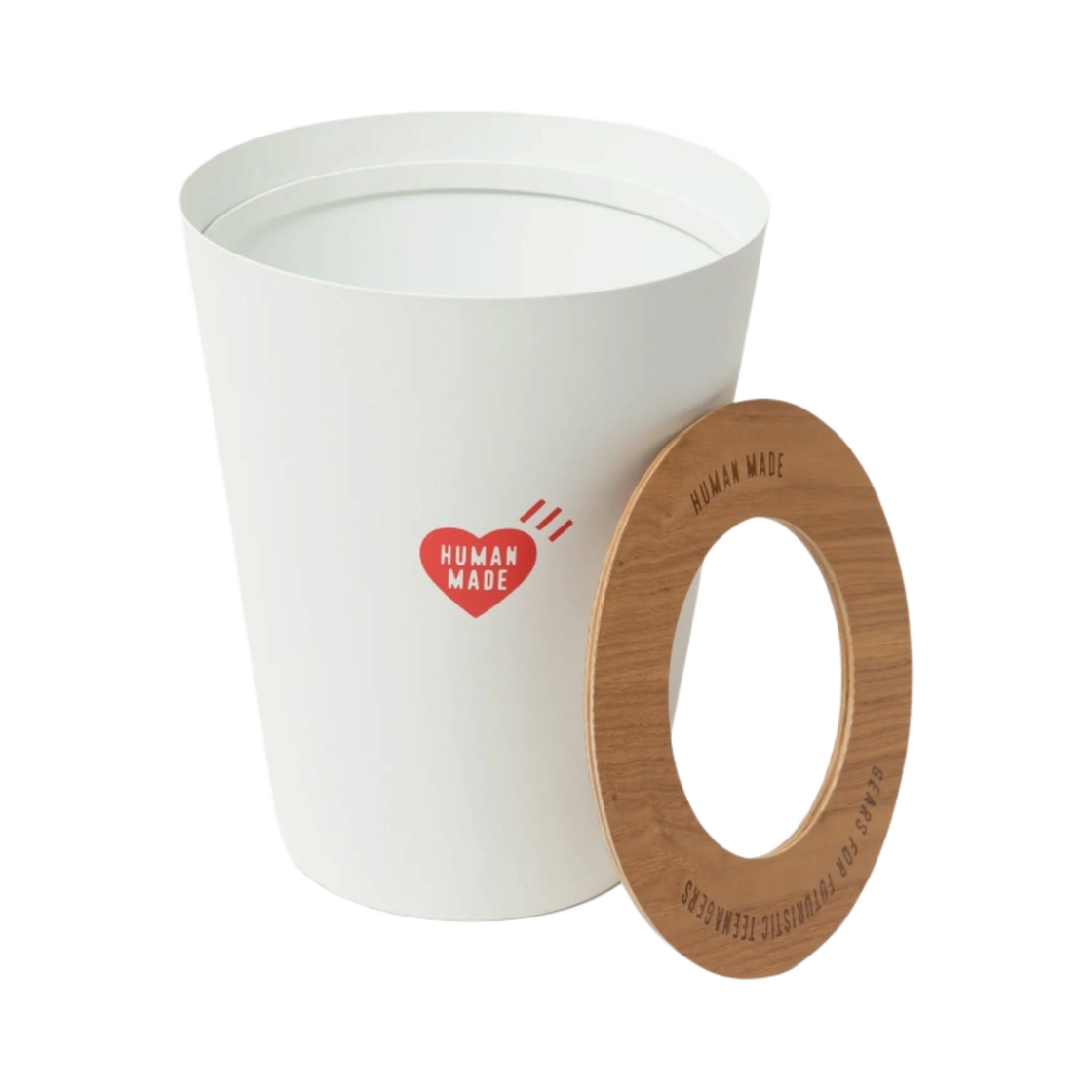 휴먼 메이드 라운드 트래시 캔 화이트(Human Made Round Trash Can White) - 2