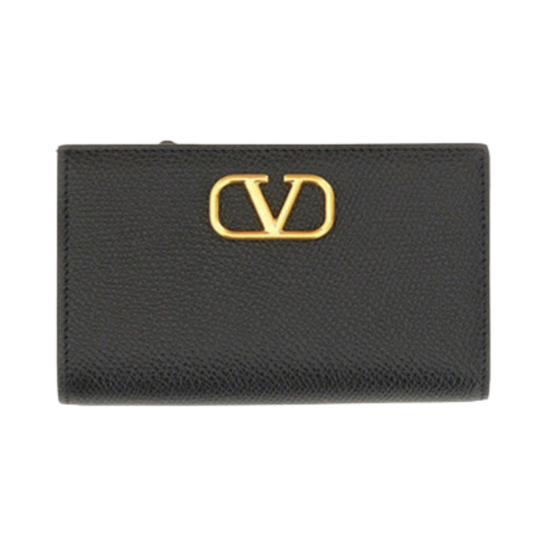 발렌티노 브이로고 시그니쳐 바이폴드 월렛 블랙(Valentino V-Logo Signature Bi-Fold Wallet Black)