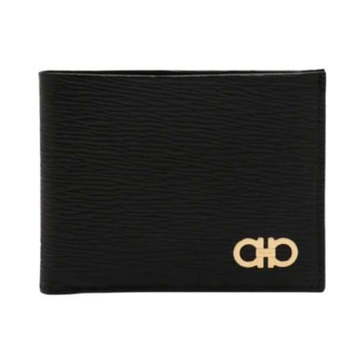 Ferragamo Gancini Wallet Black