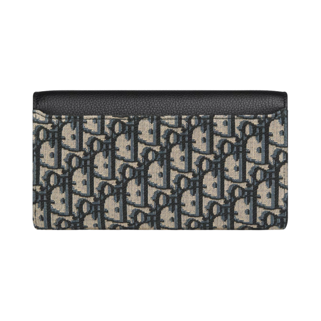 디올 새들 롱 월렛 디올 오블리크 자카드 그레인드 카프스킨 베이지 블랙(Dior Saddle Long Wallet Dior Oblique Jacquard with Grained Calfskin Beige Black) - 2