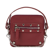 Deinet Stud Cross Chain Wallet in Red