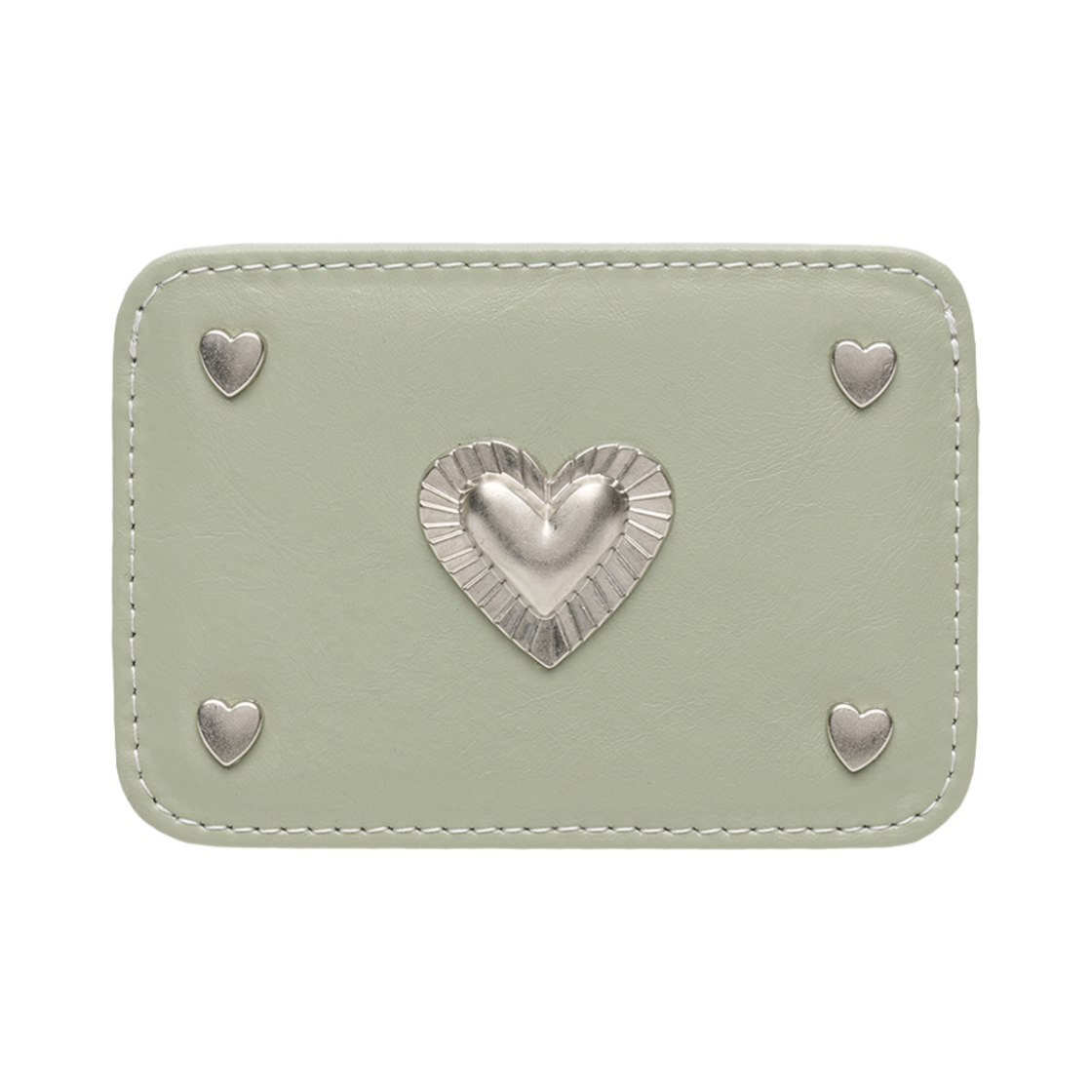 르마스크 파이 하트 슬림 카드지갑 민트(Le Masque Pie Heart Slim Card Wallet Mint)