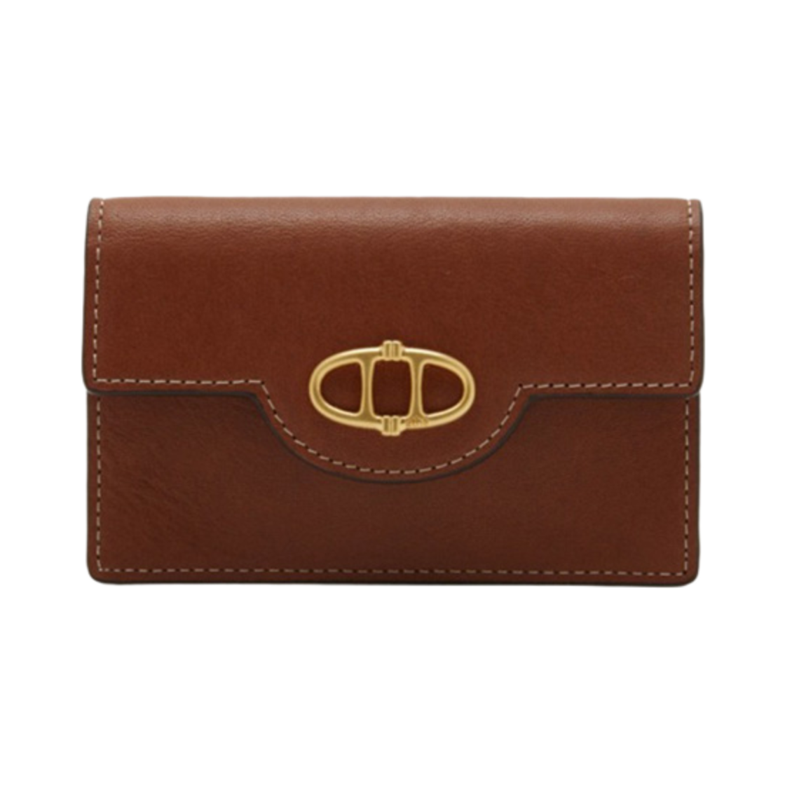 [ATHE VANESSABRUNO] ACCORDION CARD WALLET BR /韓国発 아떼바네사브루노 레더 플랩 아코디언 카드지갑 브라운 | Athe
