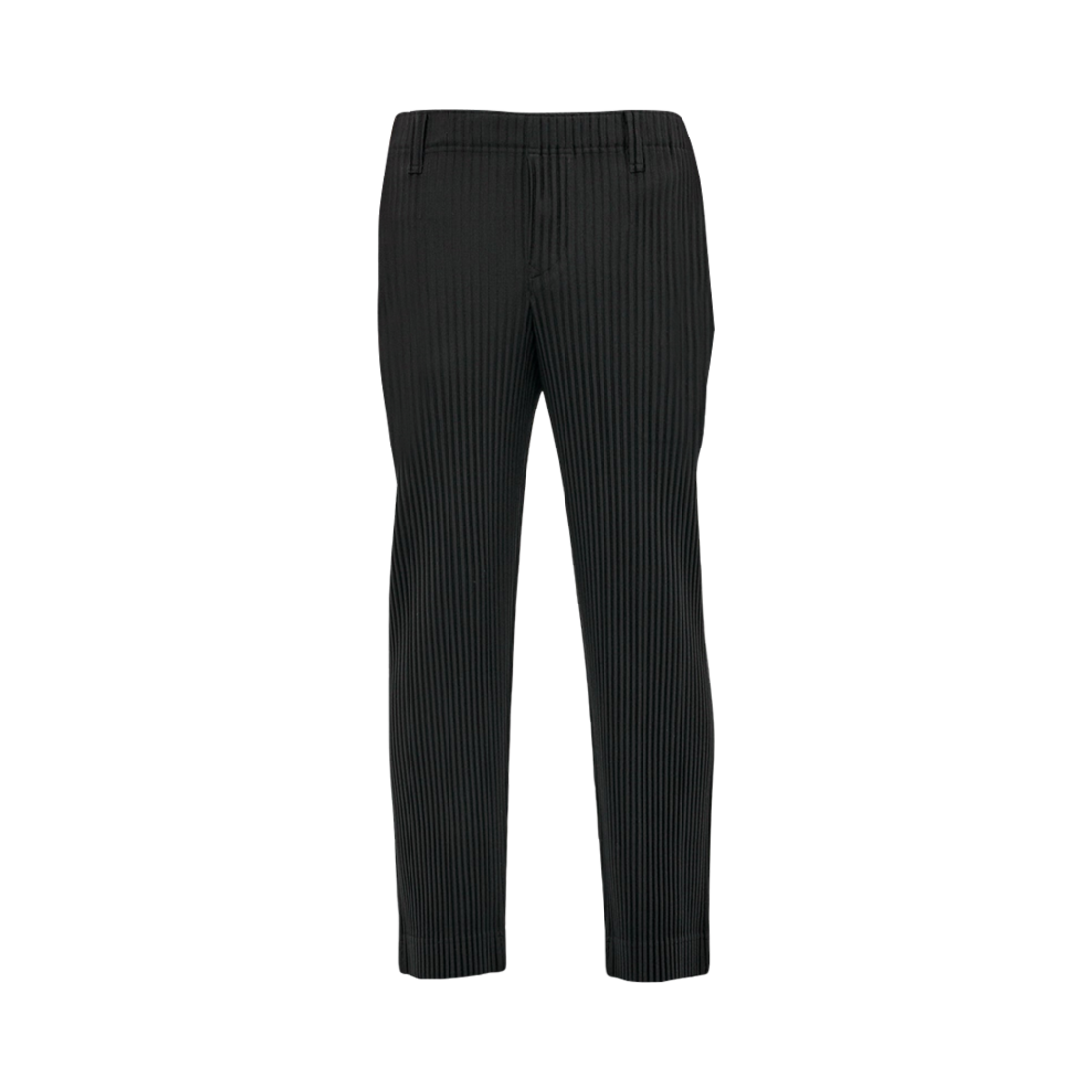 JF550-15 Homme Plisse Issey Miyake Basic Pleated Trousers Black