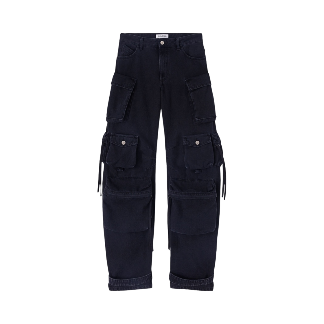 (W) 디 아티코 펀 롱 팬츠 블랙((W) The Attico Fern Long Pants Black) - 1