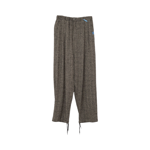 A11PT031-IVORY Maison Mihara Yasuhiro Bouclette Check Pants Ivory