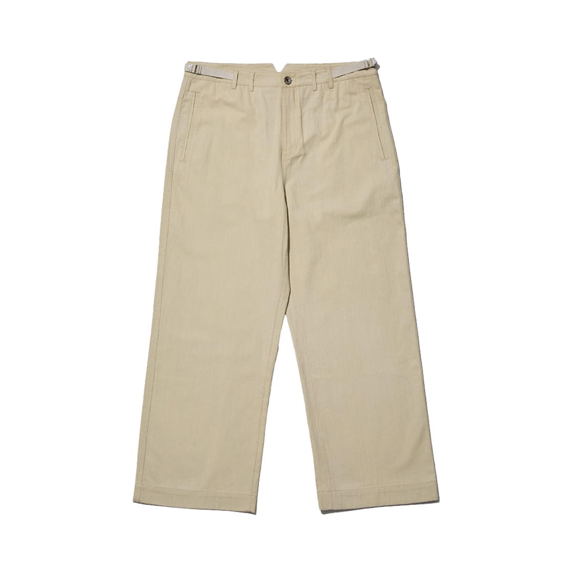25SMPT019IV Ogarp Fishtail Cotton Pants Ivory