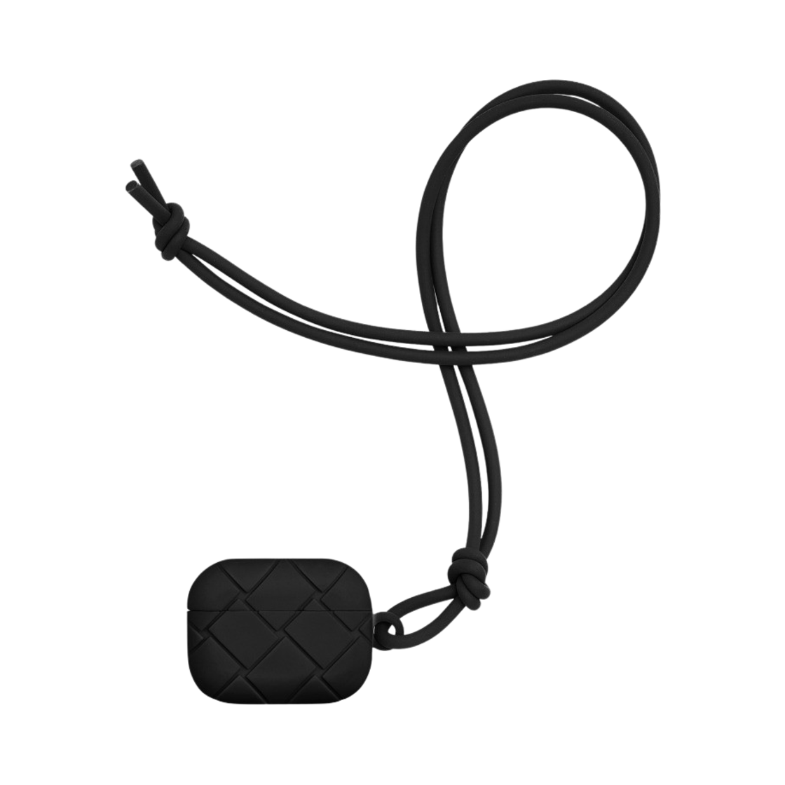691715V0EY01000 Bottega Veneta AirPods Pro Case Black - 대표 이미지 #1