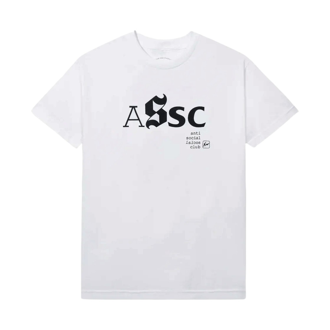 안티 소셜 소셜 클럽 x 프라그먼트 타입 A 티셔츠 화이트(Anti Social Social Club x Fragment Type A T-Shirt White) - 1