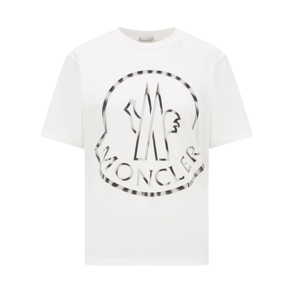 (W) 몽클레르 코튼 로고 티셔츠 오프 화이트 - 22FW((W) Moncler Cotton Logo T-Shirt Off White - 22FW)
