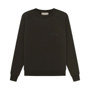 Essentials Crewneck Sweatshirt Off Black - 23SS
