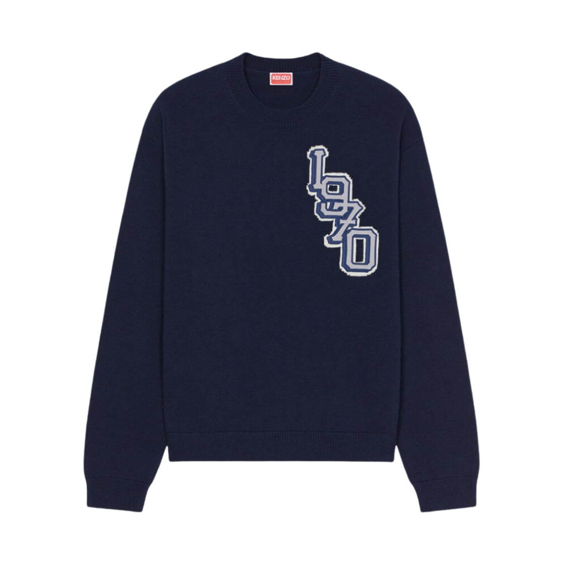 겐조 타이거 바시티 점퍼 미드나잇 블루(Kenzo Tiger Varsity Jumper Midnight Blue) - 1