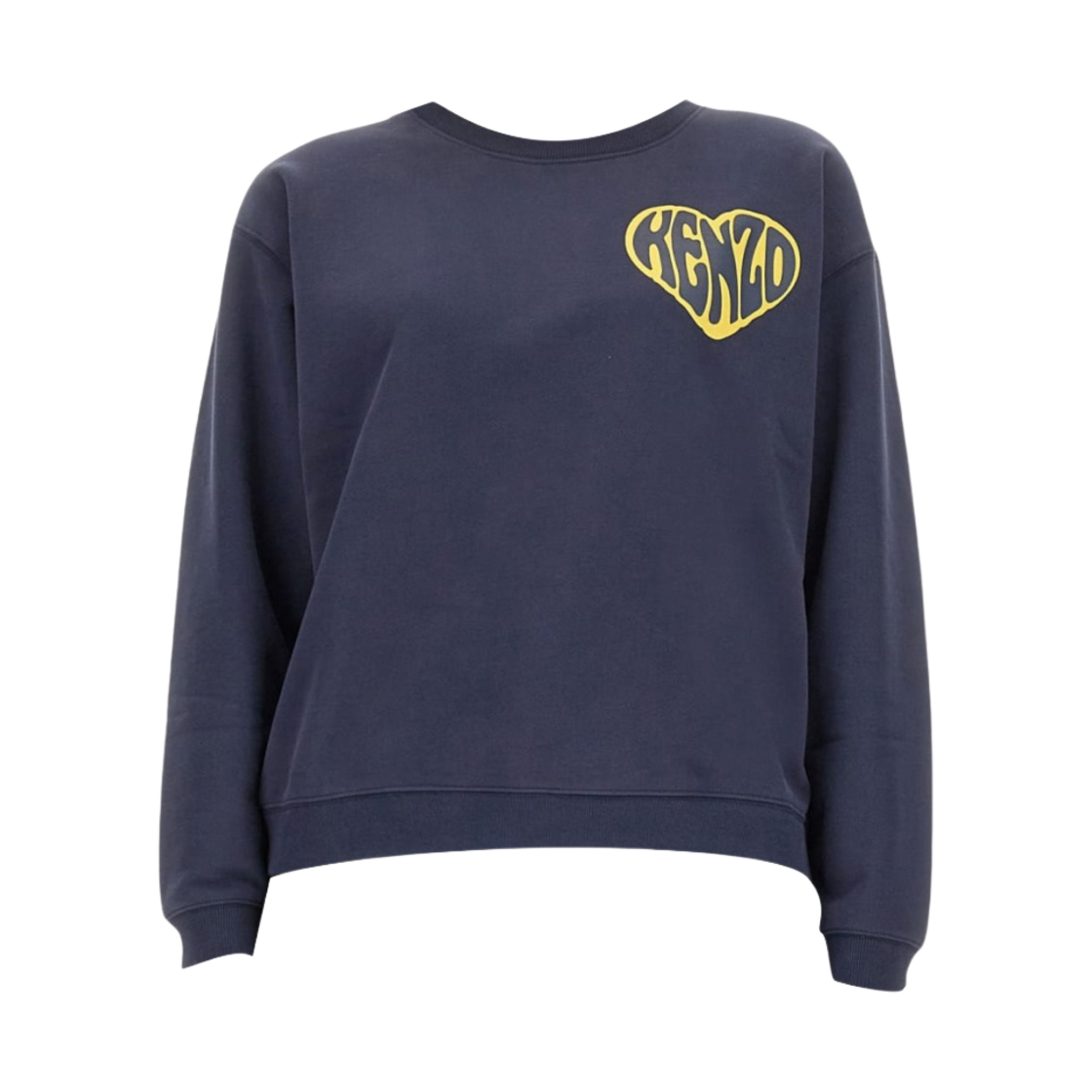 FD62SW0754MC-77 (W) Kenzo Heart Sweatshirt Midnight Blue