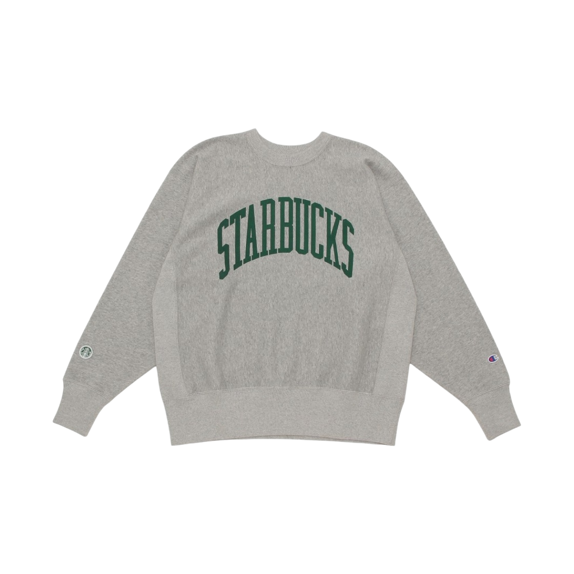 스타벅스 x 빔즈 x 챔피온 리버스 위브 크루넥 스웨트셔츠 그레이(Starbucks x Beams x Champion Reverse Weave Crew Neck Sweatshirt Grey)