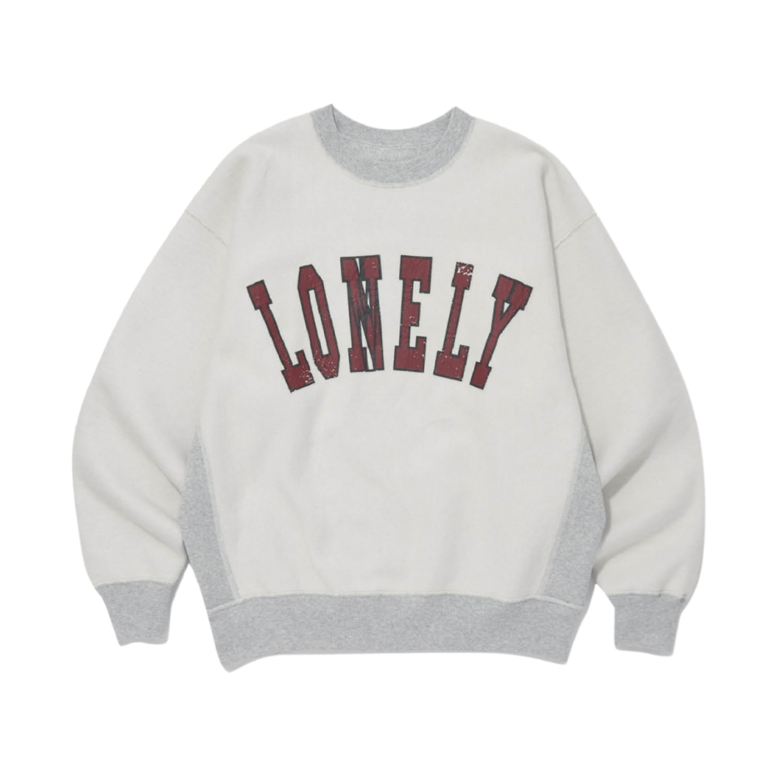 챔피온 x 노앙 리버스 위브 론리 러블리 리버시블 스웨트셔츠 노멀 그레이(Champion x NOHANT Reverse Weave Lonely Lovely Reversible Sweatshirt Normal Grey)