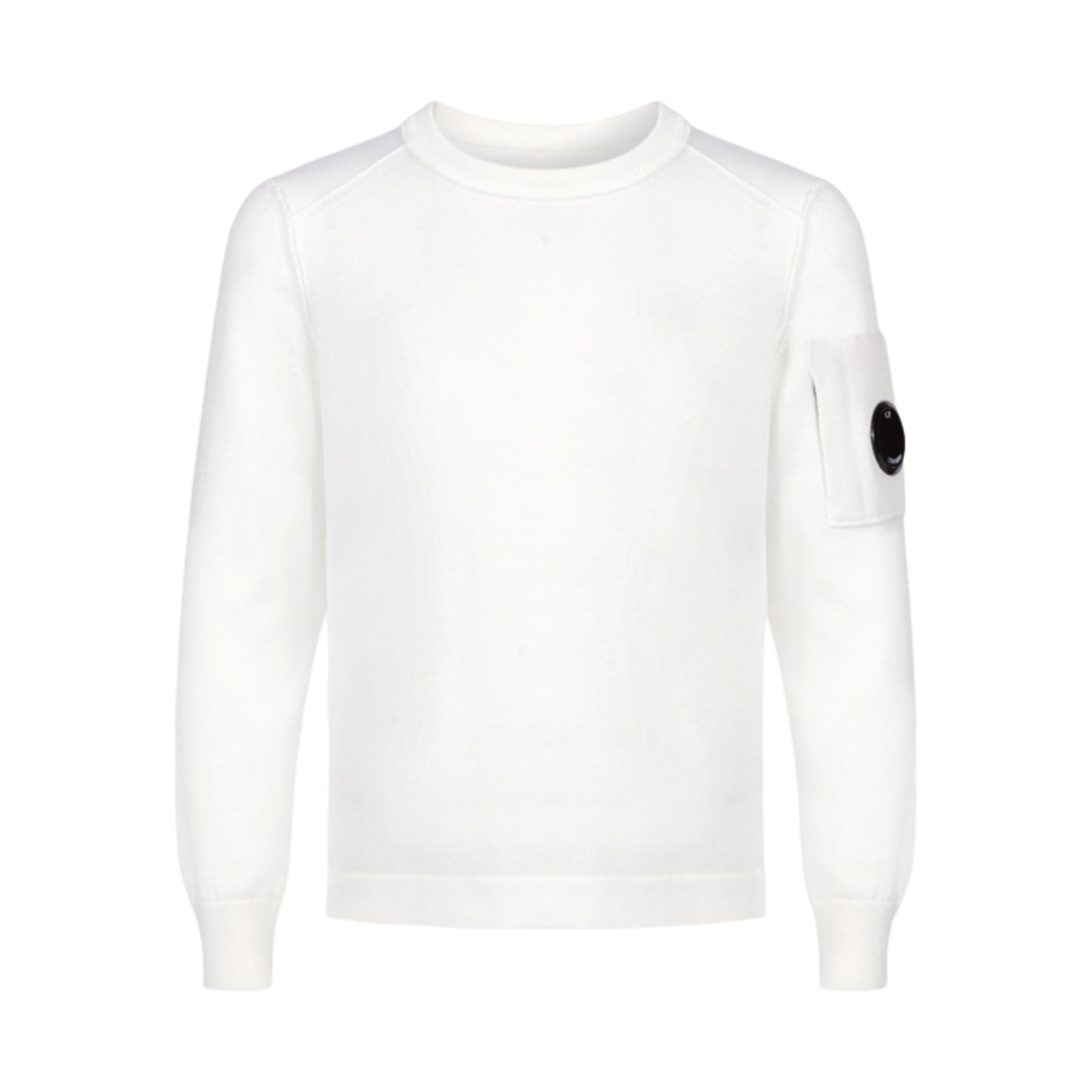 (키즈) C.P. 컴퍼니 U16 씨 아일랜드 니트 거즈 화이트 - 23SS((Kids) C.P. Company U16 Sea Island Knit Gauze White - 23SS) - 1