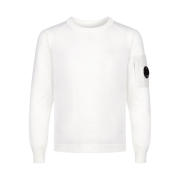 (Kids) C.P. Company U16 Sea Island Knit Gauze White - 23SS