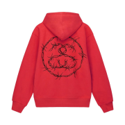 Stussy Barb Hoodie Red