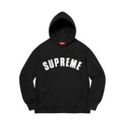 Supreme Pearl Logo Hooded Sweatshirt Black - 21FW