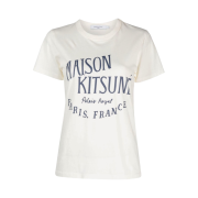 (W) Maison Kitsune Palais Royal Classic T-Shirt Latte