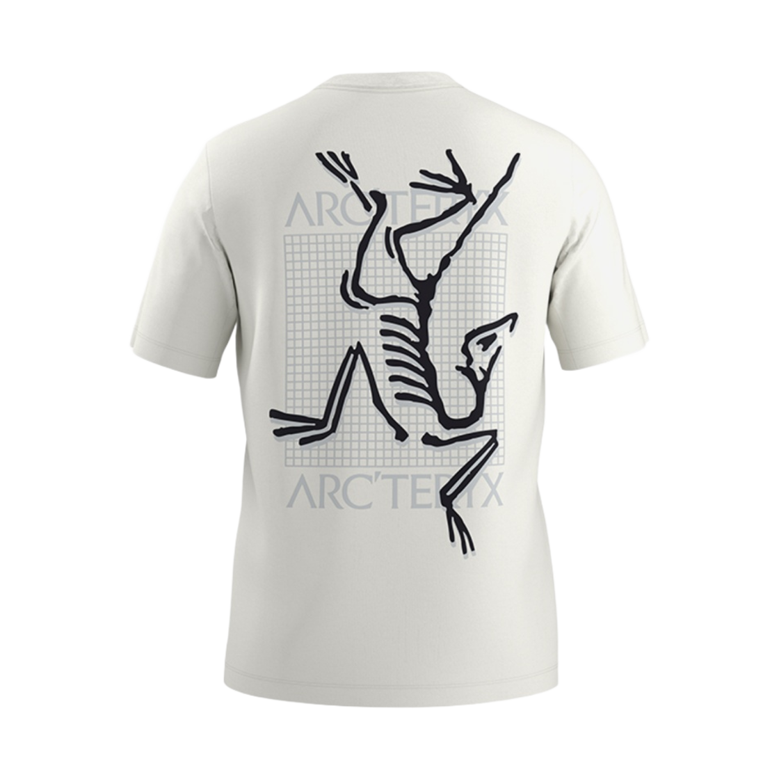 아크테릭스 아크멀티 버드 로고 SS 티셔츠 화이트 라이트(Arc'teryx Arc'Multi Bird Logo SS T-Shirt White Light)