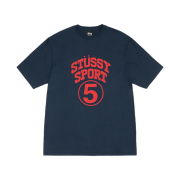 Stussy 5 Sport T-Shirt Navy