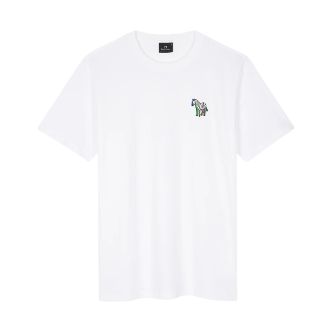 M2R-011R-NP4686-01 Paul Smith 3D Zebra Print T-Shirt White