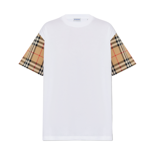 버버리 체크 포켓 티셔츠 화이트 | Burberry | KREAM