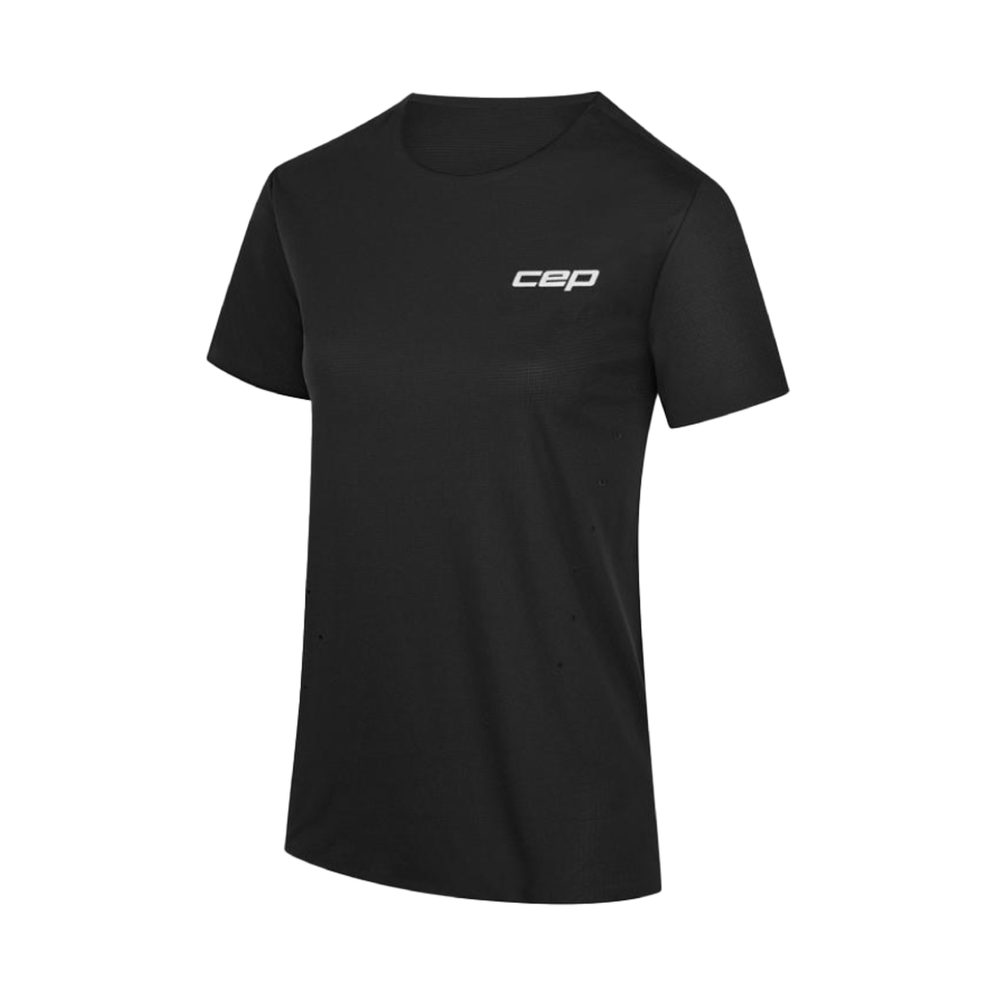 CEP 프로 울트라라이트 런 셔츠 숏슬리브 블랙 여성용(CEP Pro Run Ultralight Shirt Short Sleeve Black Women)