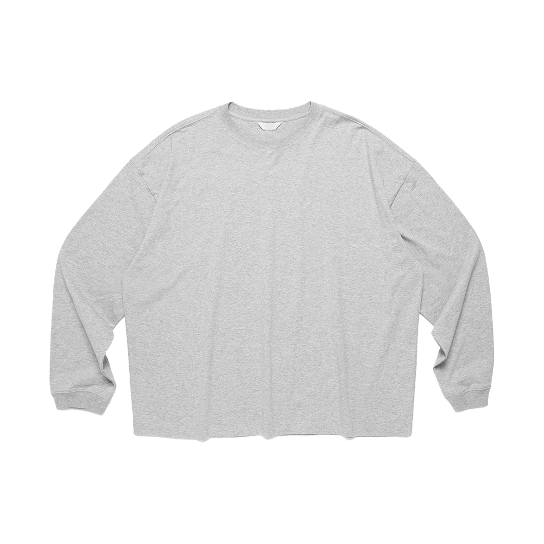 본바트 시그니쳐 인시젼 코쿤 롱 슬리브 멜란지 그레이