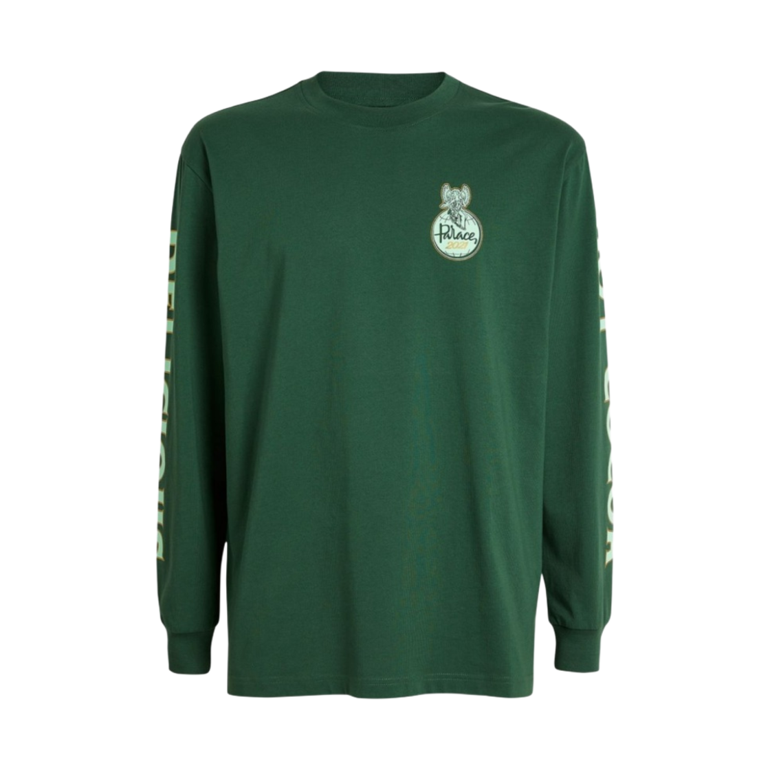 팔라스 x 해러즈 로고 롱슬리브 티셔츠 그린 - 21FW(Palace x Harrods Logo Long Sleeve T-Shirt Green - 21FW) - 1