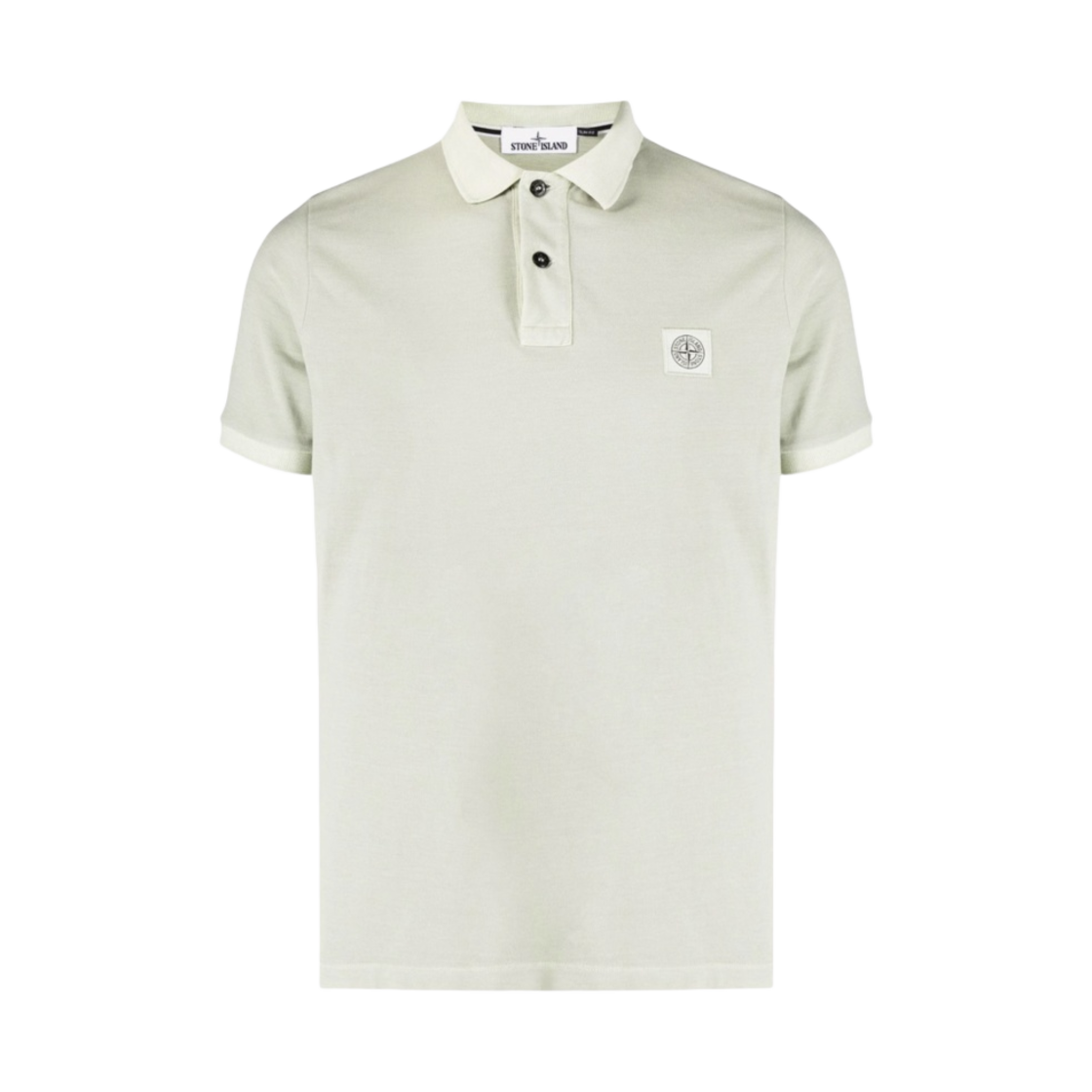 스톤 아일랜드 22S67 피그먼트 다이드 폴로 셔츠 라이트 그린 - 21SS(Stone Island 22S67 Pigment Dyed Polo Shirt Light Green - 21SS) - 1
