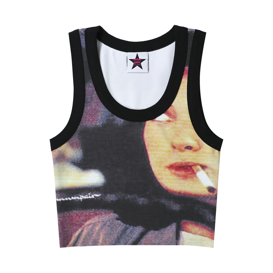 미니멀페어 시가렛 프린트 탑(mnmpair Cigarette Top)