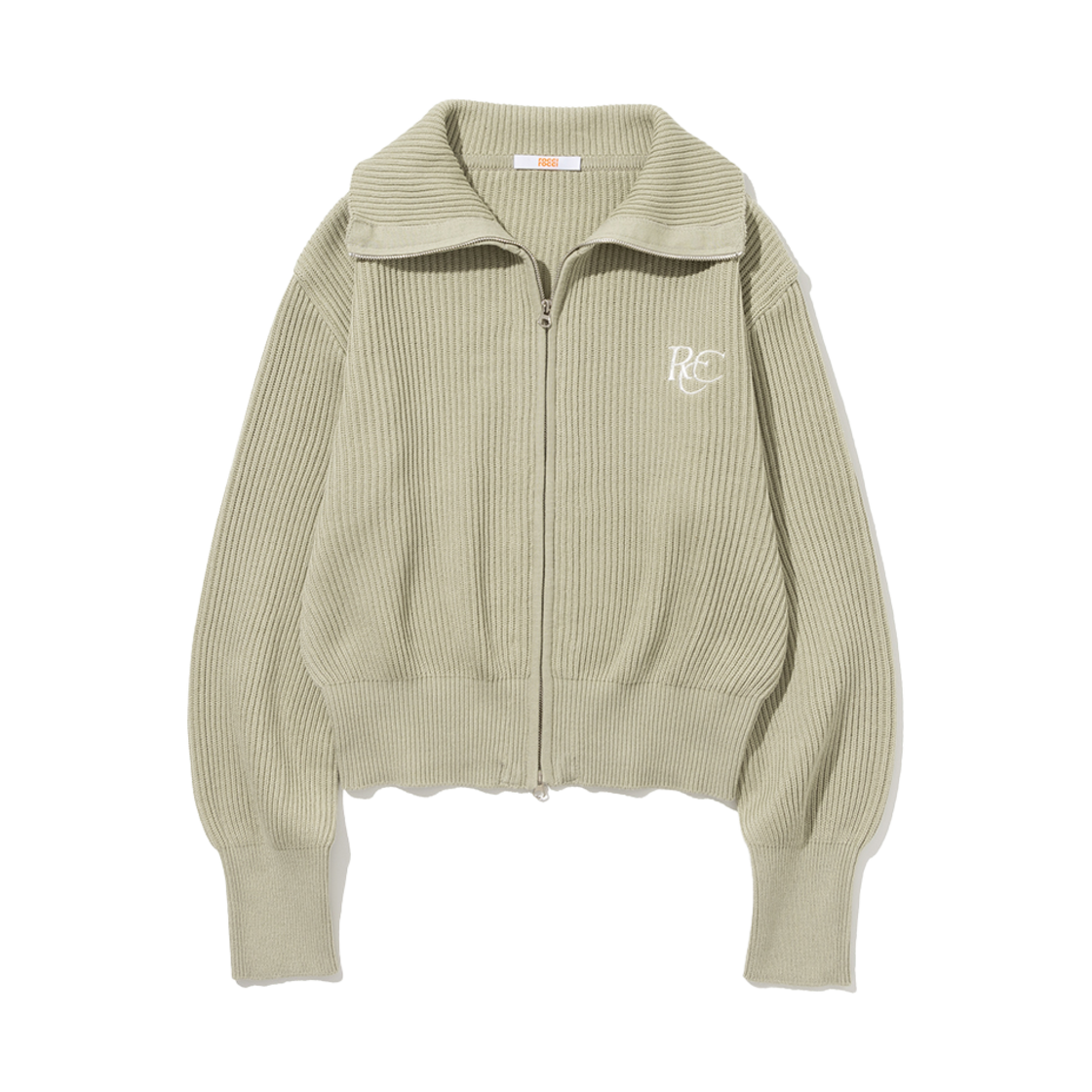 R2SO031MTF ROCCI ROCCI RCC Knit Zipup Cardigan Mint Green