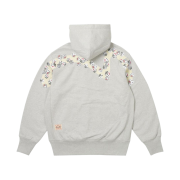 Palace x Evisu Zip Hoodie Grey - 24SS