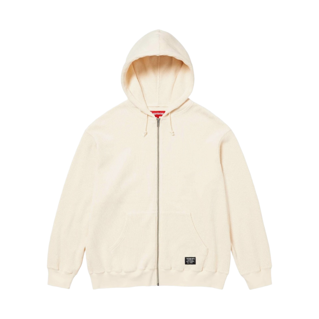 슈프림 후드 집업 써멀 내추럴 - 24SS(Supreme Hooded Zip Up Thermal Natural - 24SS) - 1