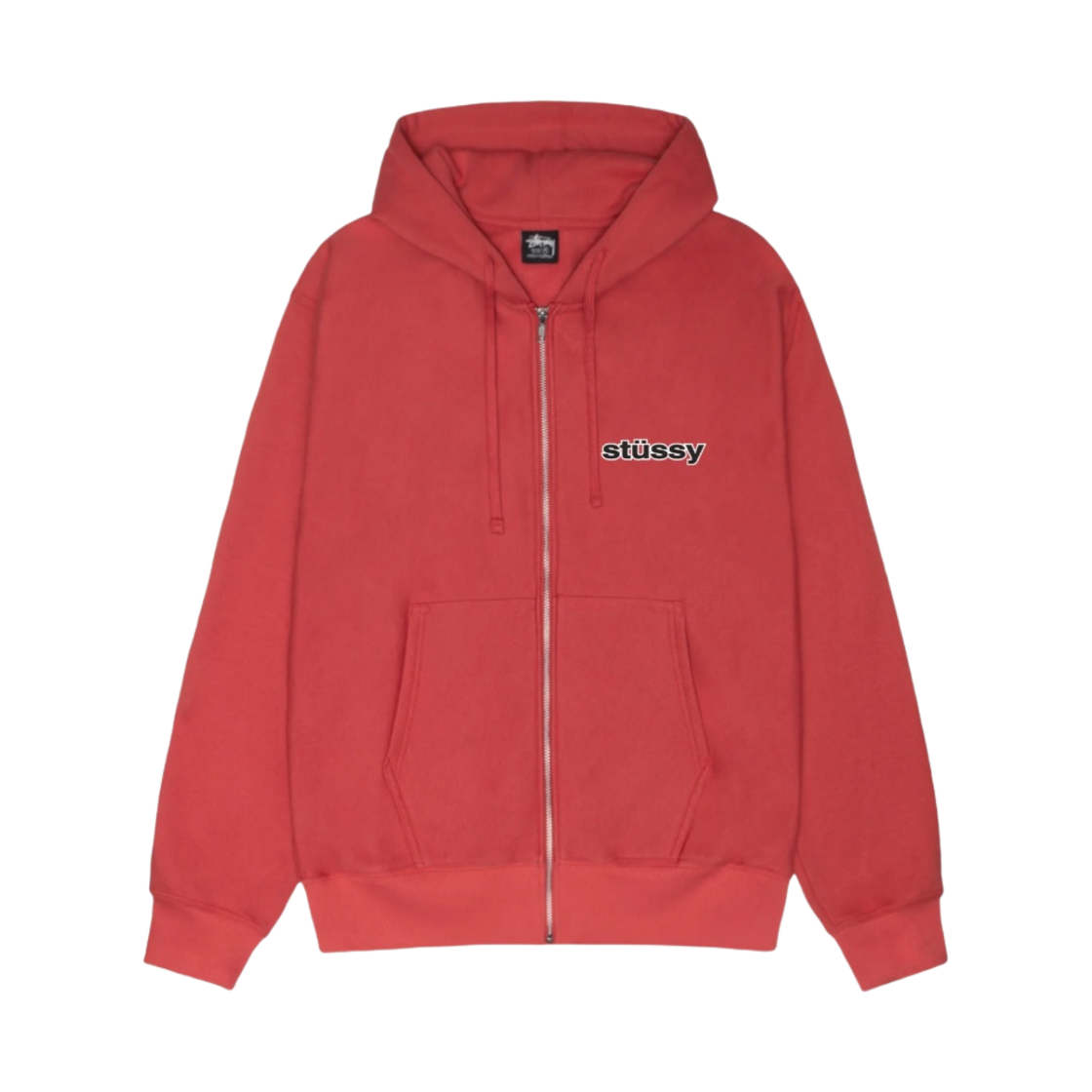 스투시 SS 링크 후드 집업 페퍼