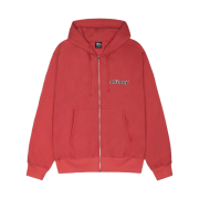 Stussy SS Link Zip Hoodie Pepper