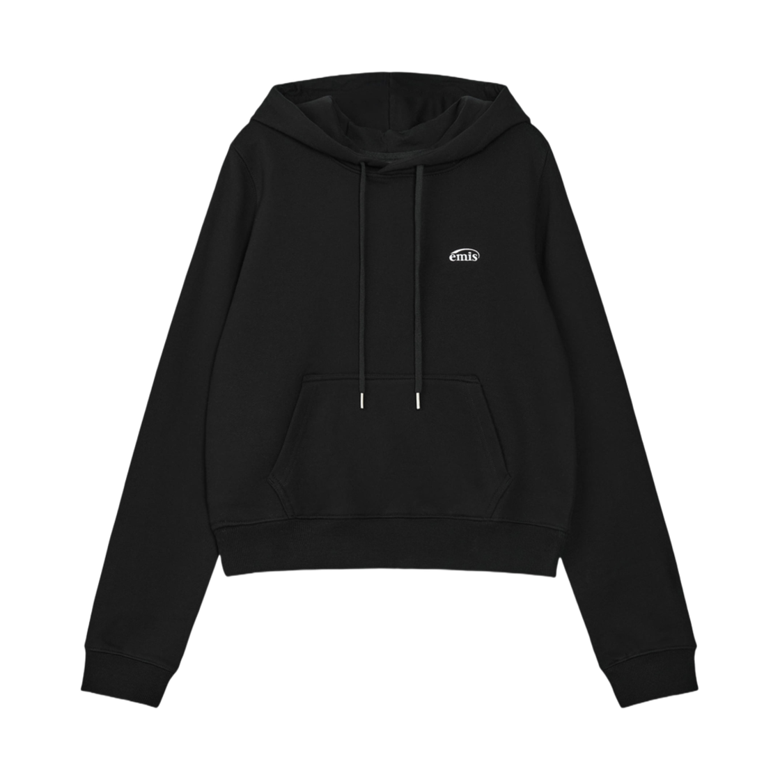 (W) 이미스 로즈 후드 블랙((W) Emis Rose Hoodie Black)