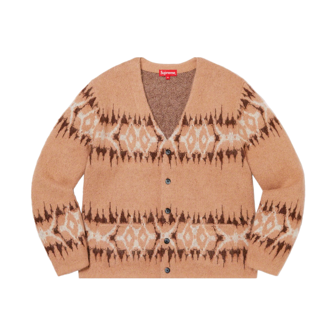 슈프림 앱스트랙트 스트라이프 가디건 라이트 브라운 - 22FW(Supreme Abstract Stripe Cardigan Light Brown - 22FW) - 1