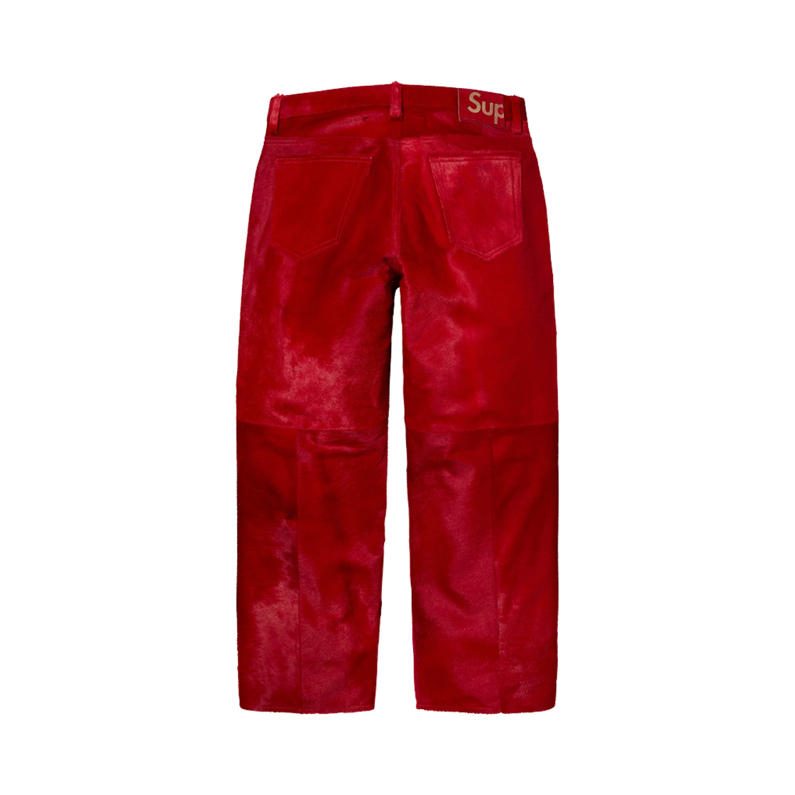 슈프림 포니헤어 루즈 핏 5-포켓 진 레드 - 25SS(Supreme Ponyhair Loose Fit 5-Pocket Jean Red - 25SS) - 2