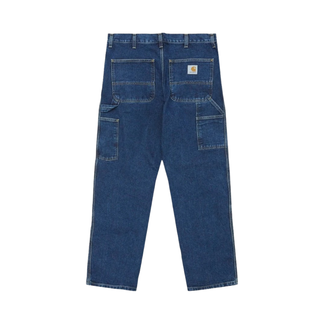 칼하트 WIP 메이틀랜드 데님 싱글 니 팬츠 블루 스톤 워시드