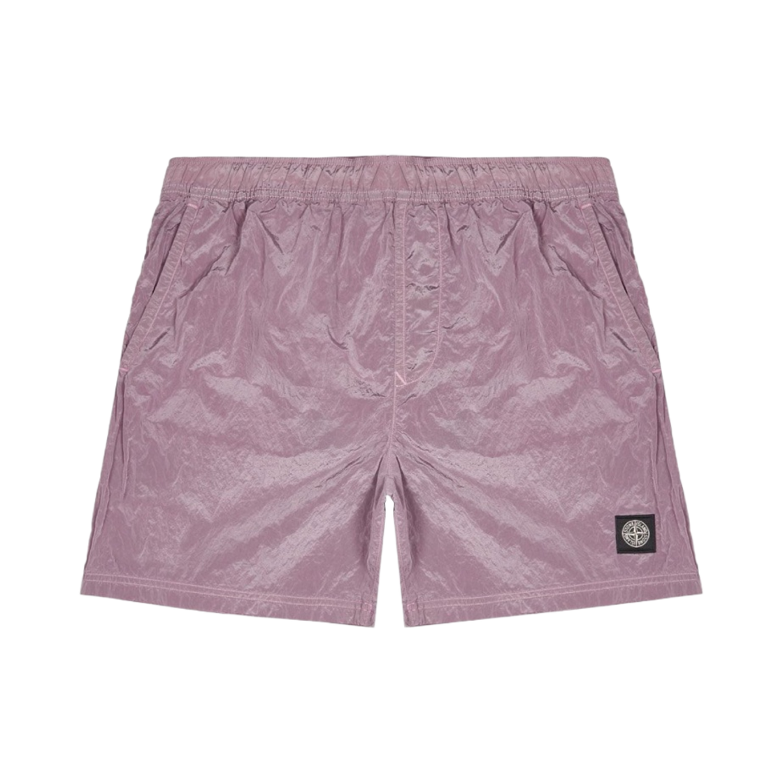 스톤 아일랜드 B0943 나일론 메탈 스위밍 트렁크 로즈 쿼츠 - 20SS(Stone Island B0943 Nylon Metal Swimming Trunk Rose Quartz - 20SS) - 1