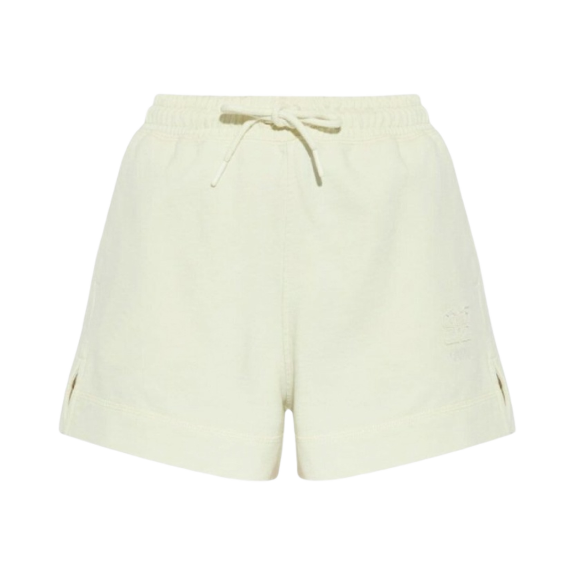 (W) 가니 이솔리 엘라스티케이티드 쇼츠 에그렛((W) Ganni Isoli Elasticated Shorts Egret)