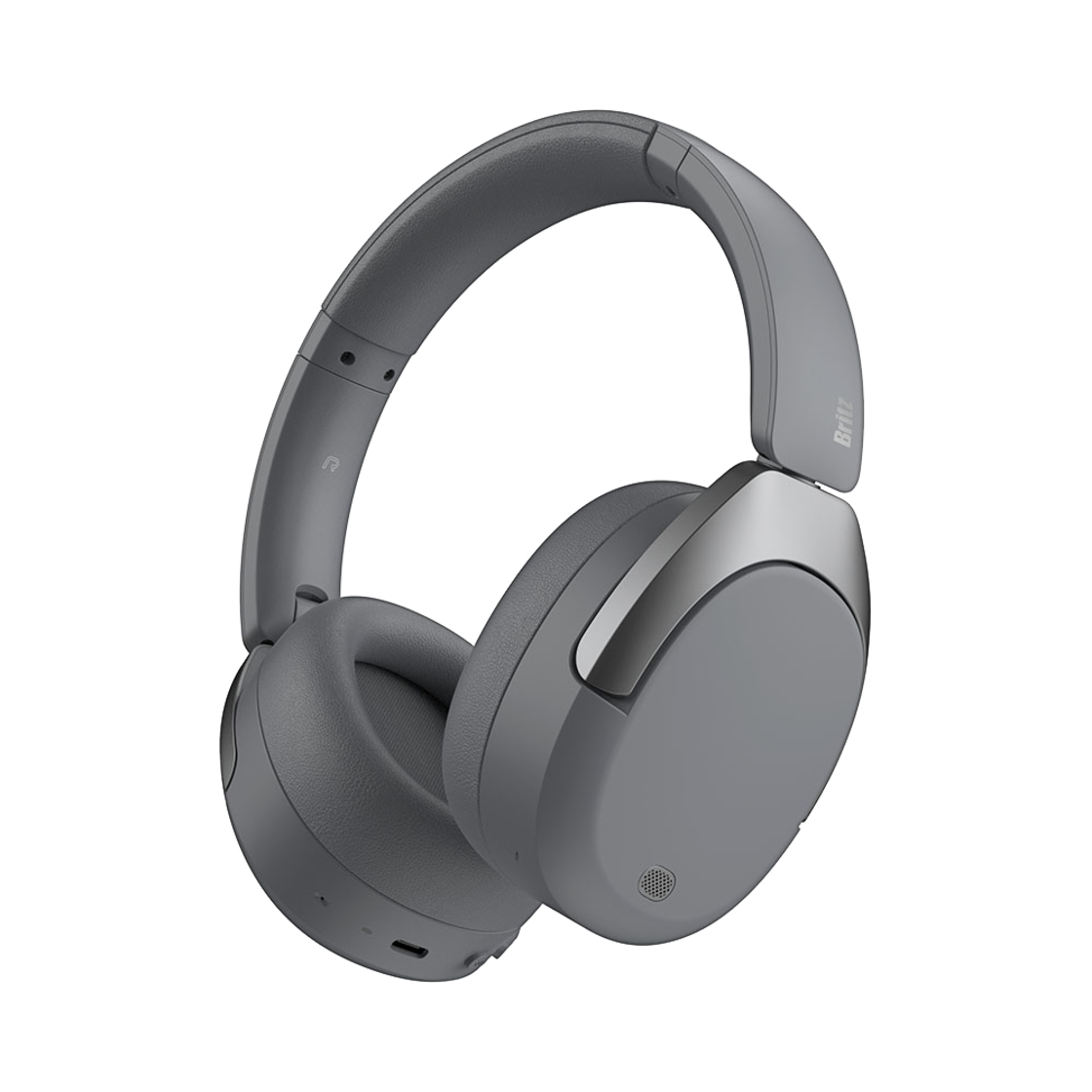 W5BT ANC_GR Britz W5BT ANC v5.4 Noise Cancelling Bluetooth Headphones Gray